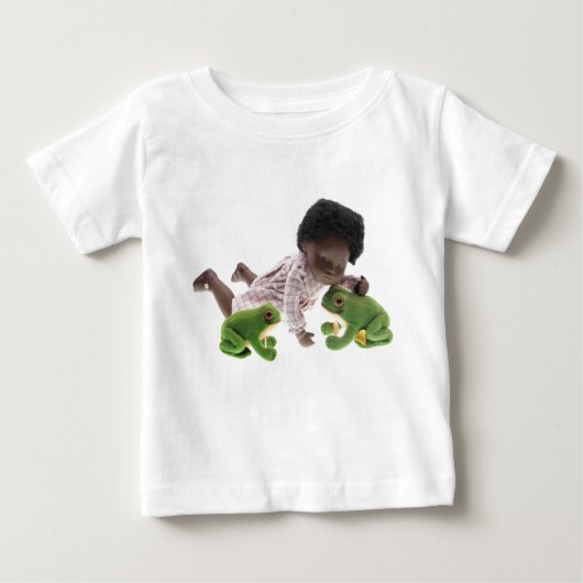 T-shirt Pour Bébé 519 Sasha Cara Black Baby (Devant)