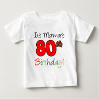 80e anniversaire de Mormor