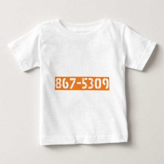 T-SHIRT POUR BÉBÉ 867-5309 (Devant)