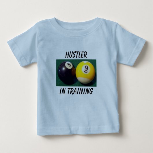 T-shirt Pour Bébé 8-Ball 9-Ball (Devant)