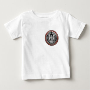 T-shirt Pour Bébé [900] Aigle impérial romain argenté