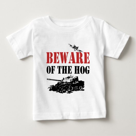 T-shirt Pour Bébé A-10 frais Warthog (Devant)