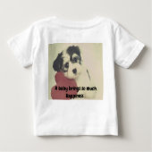 T-shirt Pour Bébé A Baby brings (Dos)