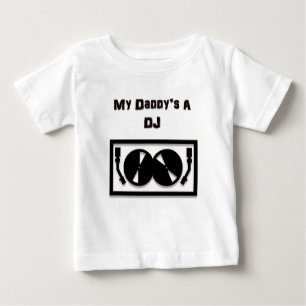 T-shirt Pour Bébé A DJ de mon papa