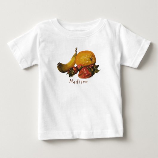 T-shirt pour bébé à fruit (Devant)