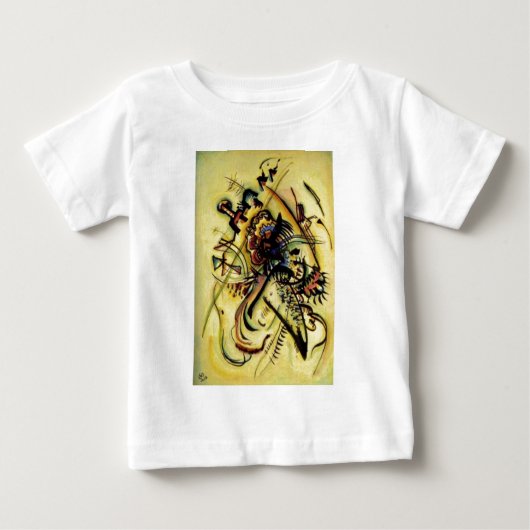 T-shirt Pour Bébé À la voix inconnue de Kandinsky (Devant)