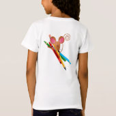 T-shirt pour bébé à l'école*-filles Bella (Dos)