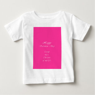 T-shirt Pour Bébé À ma femme le jour de la Saint-Valentin.