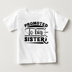T-shirt Pour Bébé À nouveau grande sœur 2026 Annonce de grossesse