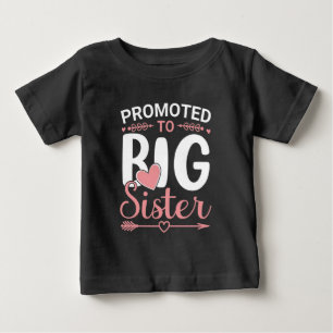 T-shirt Pour Bébé À nouveau grande sœur 2026 Annonce de grossesse