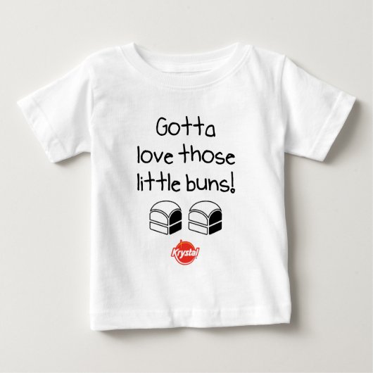T-shirt Pour Bébé A obtenu d'aimer ces petits petits pains (Devant)