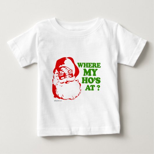 T-shirt Pour Bébé À où mon ho ? (Devant)