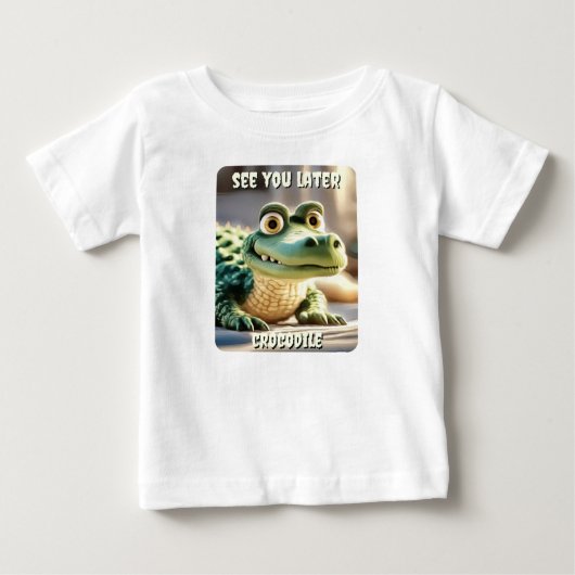 T-shirt Pour Bébé À plus tard (Devant)