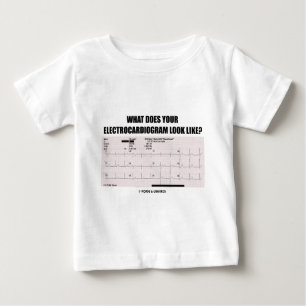 T-shirt Pour Bébé À quoi votre électrocardiogramme ressemble-t-il ?