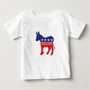 T-shirt Pour Bébé ÃÂne démocrate de Géorgie