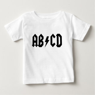 T-SHIRT POUR BÉBÉ AB/CD