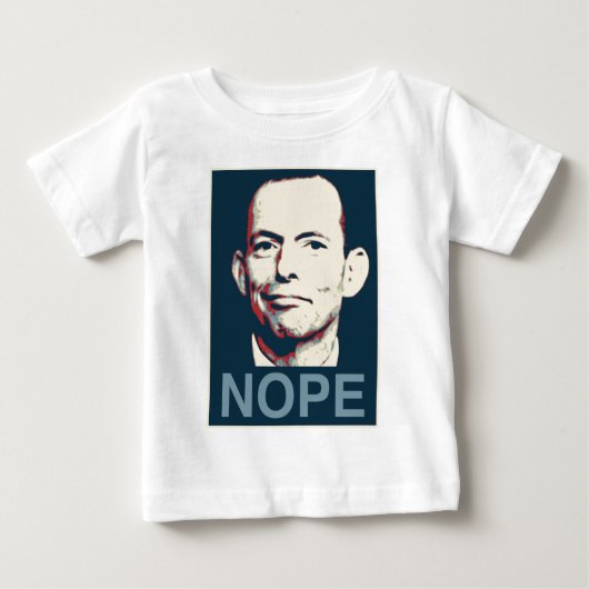 T-shirt Pour Bébé Abbott élégant - Nope (Devant)