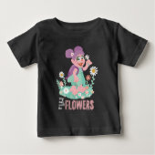 T-shirt Pour Bébé Abby Cadabby | Arrêtez et sentez les fleurs (Devant)