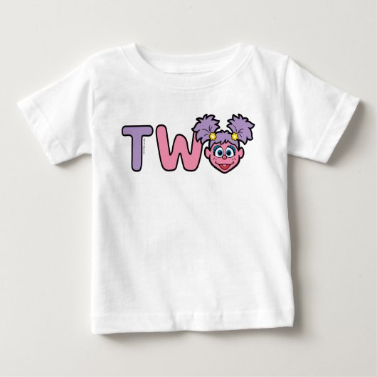 T-shirt Pour Bébé Abby Cadabby Deuxième Anniversaire (Devant)