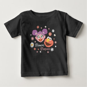 T-shirt Pour Bébé Abby Cadabby & Elmo Fleurs pour toujours