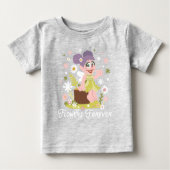 T-shirt Pour Bébé Abby Cadabby | Fleurs pour toujours (Devant)