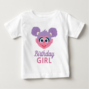 T-shirt Pour Bébé Abby Cadabby   Visage Fleur   Fille d'anniversaire