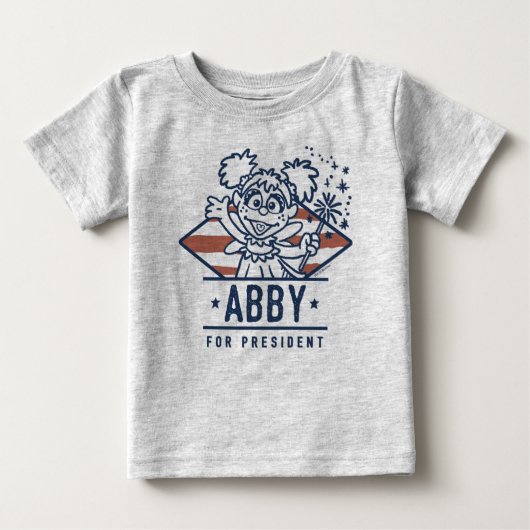 T-shirt Pour Bébé Abby Présidente (Devant)