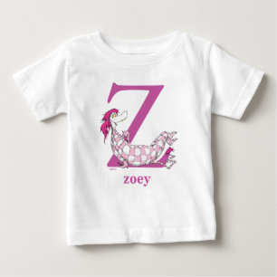 T-shirt Pour Bébé ABC du Dr Seuss : Lettre Z - Violet Ajouter Votr