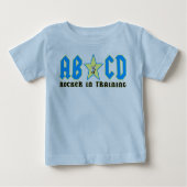 T-shirt Pour Bébé abcdbleu (Devant)