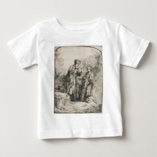 T-shirt Pour Bébé Abraham et Isaac (Devant)
