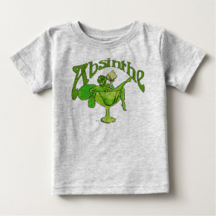 T-shirt Pour Bébé Absinthe Girl in Glass