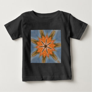 T-shirt Pour Bébé Abstrait Motif léopard : un effet kaléidoscope