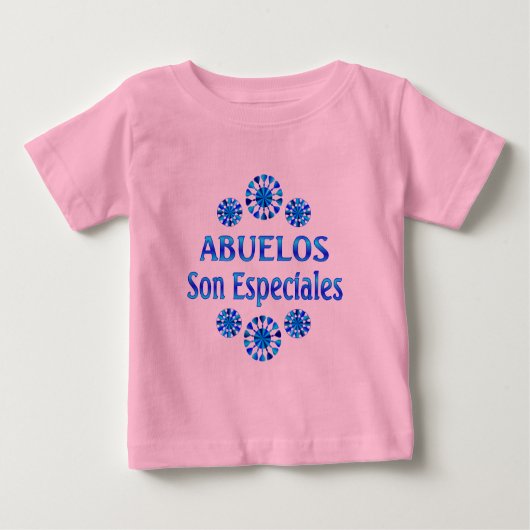 T-shirt Pour Bébé Abuelos son Especiales (Devant)