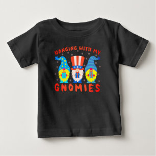 T-shirt Pour Bébé Accrochage Avec Mes Gnomes Famille Correspondante