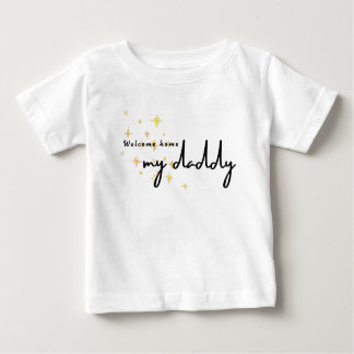 T-shirt Pour Bébé Accueil Papa