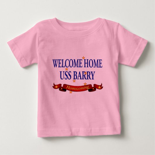 T-shirt Pour Bébé Accueil USS Barry (Devant)