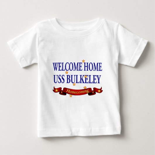 T-shirt Pour Bébé Accueil USS Bulkeley (Devant)