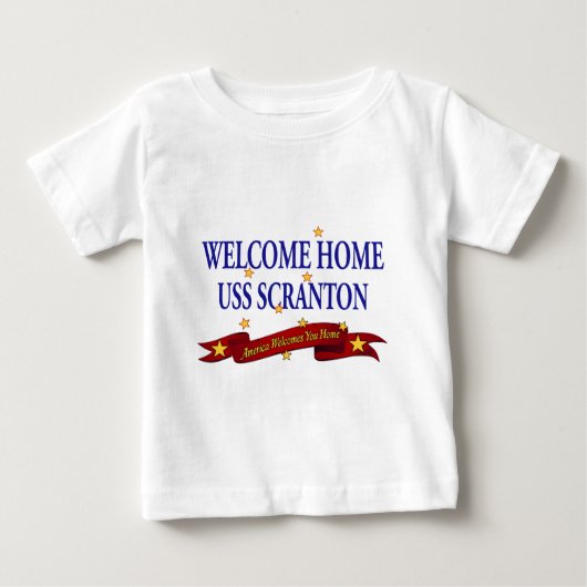 T-shirt Pour Bébé Accueil USS Scranton (Devant)