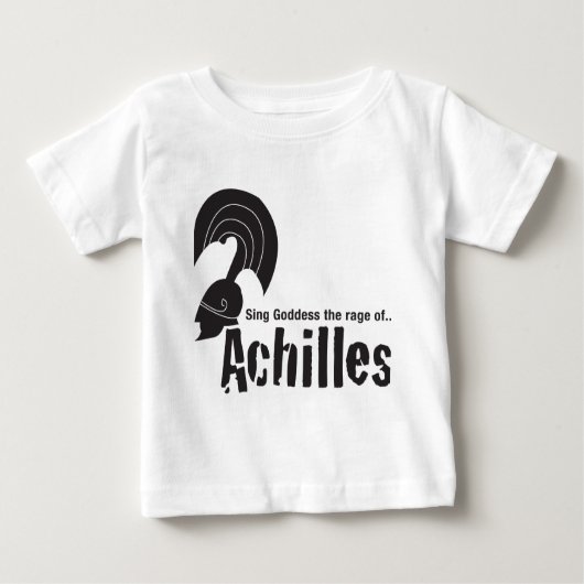 T-shirt Pour Bébé Achille (Devant)