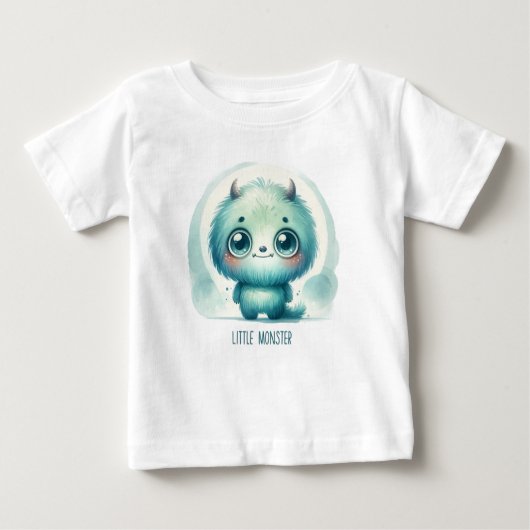 T-shirt Pour Bébé Adallant Monster Tee (Devant)
