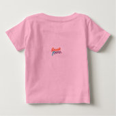 T-shirt Pour Bébé Adoptez la force et le style" (Dos)