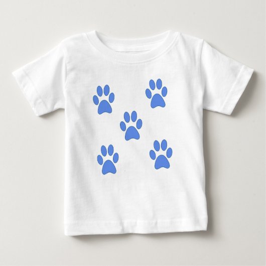 T-shirt Pour Bébé Adorable Empreinte de patte - Chemise (Devant)