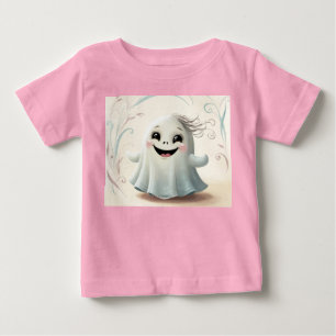 T-shirt Pour Bébé Adorable Ghomajorité ami Halloween Design