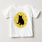 T-shirt Pour Bébé Adorable Petit Miel Ours (Devant)