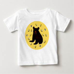 T-shirt Pour Bébé Adorable Petit Miel Ours