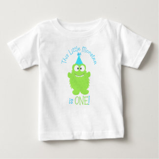 T-shirt Pour Bébé Adorable Petit Monstre Premier Anniversaire T-shir