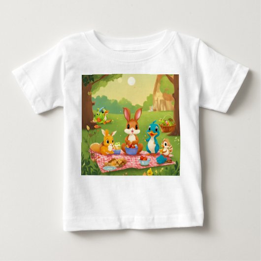 T-shirt Pour Bébé "Adventure Await : Kids' Graphic Tee" "Fun and Fun (Devant)