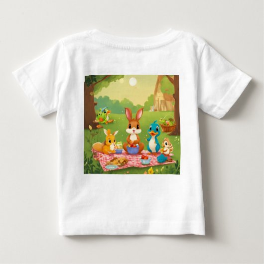 T-shirt Pour Bébé "Adventure Await : Kids' Graphic Tee" "Fun and Fun (Dos)