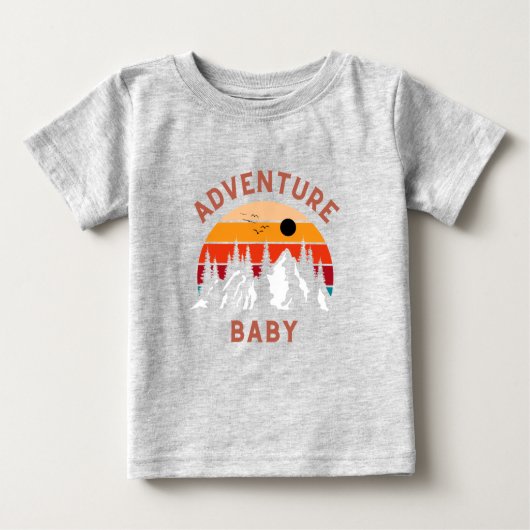 T-shirt Pour Bébé Adventure Baby (Devant)