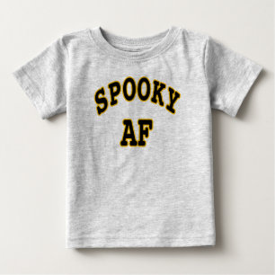 T-shirt Pour Bébé AF éffrayante - HALLOWEEN LAITEMENT